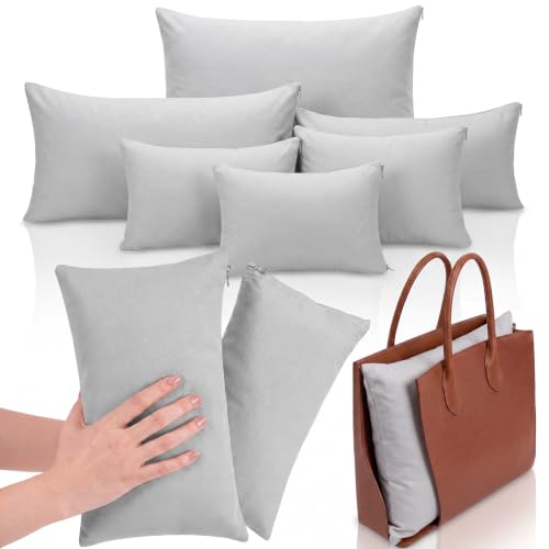 Image of Xuhal 6 Pcs Purse Insert Pillows Set Fillers to Keep Shape, Six Sizes, Gray