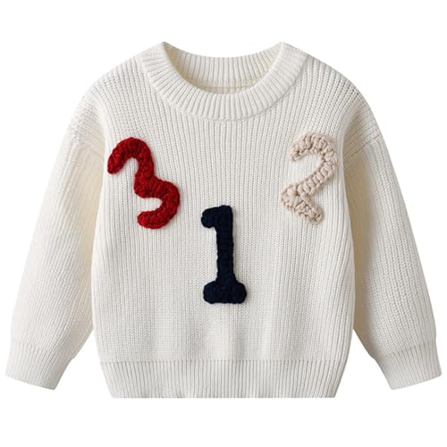 Vêtement confortable bébé contre le froid pull en maille anti irritation