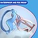 Hbbgdiy Swim Goggles, 2Pcs Anti Fog Goggles Swimming Adult with Ear Plugs, HD View No Leak UV Protection Comfortable Wearing Pool Glasses for Adult Men Women.