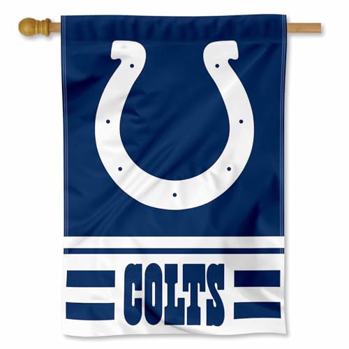 Drapeau Colts Indianapolis WinCraft double face pour décoration de maison