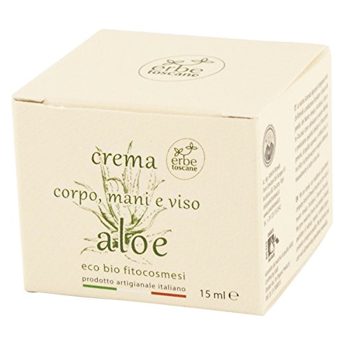 Crema BIO ALOE 15 ml – Puro e Concentrato – Prodotto a mano in Toscana