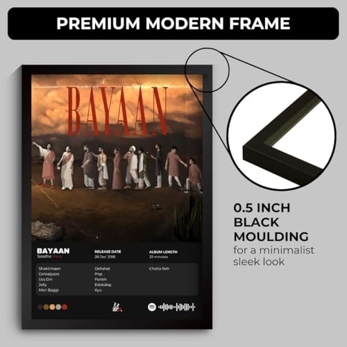 Image of Funk You Store Seedhe Maut Poster | Album Cover Framed A4 Poster of Desi Hip Hop Artist | DHH Album Cover Frame | Sleek Aesthetic Frame for Wall, Room Decor, Gifting, Study Table (F 138)
