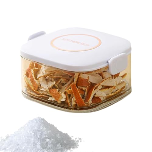 Contenedor de almacenamiento de condimentos | Estante para condimentos, especias y azúcar, contenedor de almacenamiento de condimentos, tarros apilables para cardamo, canela, clavo, nuez moscada,