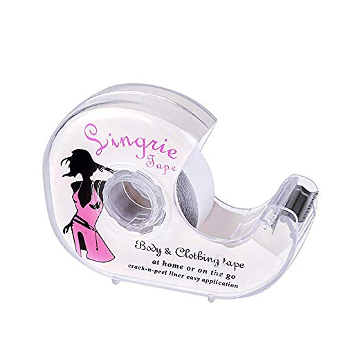 USting women Body Tape Lingerie Tape Double Sided Adhesive For Clothing Dress (16.4Ft/Roll)