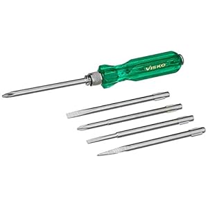 Visko Tools 101 Screwdriver Kit (Red, 6-Pieces)