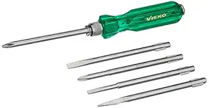 Visko Tools 101 Screwdriver Kit (Red, 6-Pieces)