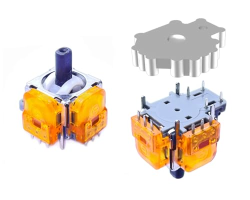 Image of ElecGear 2x TMR Joystick and Desoldering Heating Plate Replacement for PS5 Controller, TMR Hall Control Stick and Soldering Wick Repair Tools - (TMR-PS5)