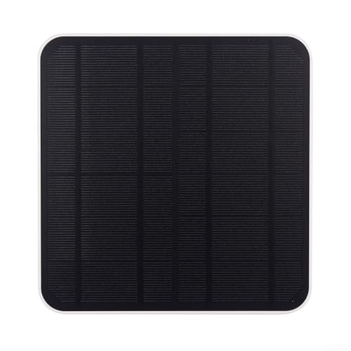 Panneau solaire 6W pour caméra de sonnette Type-C blanc avec support réglable - 3