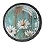 Daisy Butterfly on Rustic Wooden