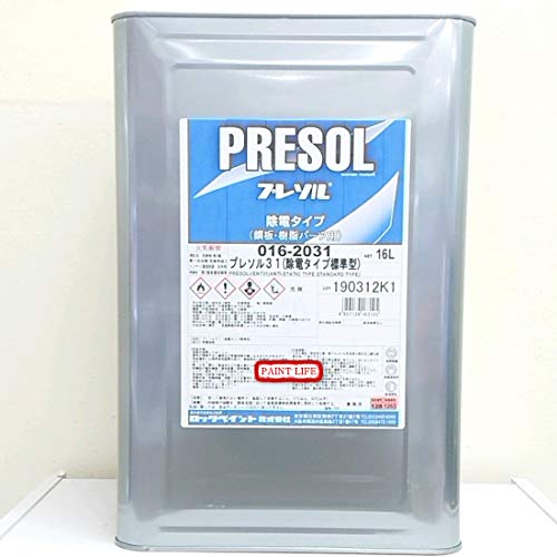 Amazon | ロックペイント プレソル31 (除電タイプ標準型) 16L | 塗料缶