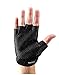ToeSox Grip Gloves for Pilates, Yoga, Dance and Cross Training (Black) Large