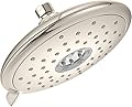 American Standard 9038074.295 Spectra Fixed 4-Function Adjustable Shower Head 7-inch 1.8 GPM, Brushed Nickel