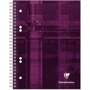Clairefontaine 5 x Konferenzblock Bind'O Block A5 kariert 90 Blatt 90g/qm farbig sortiert