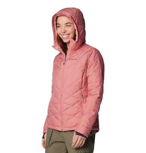 Image of Columbia Women's Omni-Heat Reflective Heavenly Hooded Hiking & Trekking Down Standard Length Jacket
