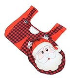 Toyvian Weihnachts Toilettensitzbezug und Wc Fußmatte aus Vliesstoff Weiche Toilettensitz Schutzhülle mit Weihnachtsmotiv Wiederverwendbar für Standardtoiletten