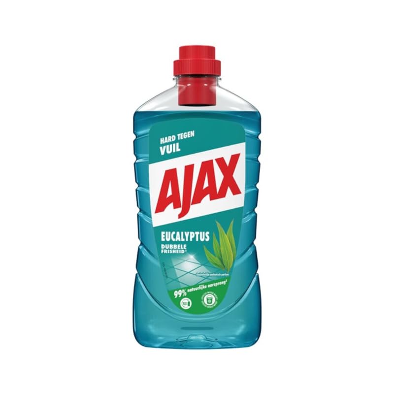 AJAX Allesreiniger Eucalyptus - 8 x 1 liter