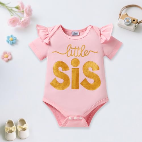 Big Sister Little Sister Matching Outfits for Girls Baby Toddler Girl Clothes Skirt Set 3Pcs4