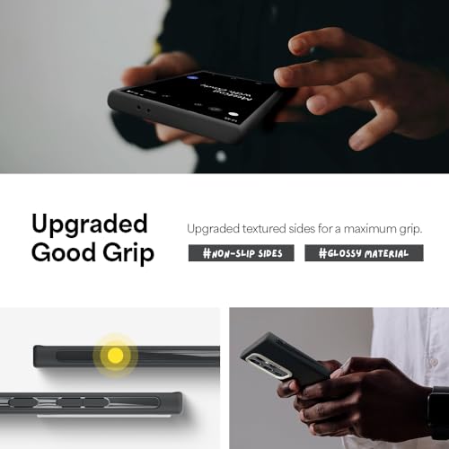 Image of Spigen Cyrill UltraColor | Samsung Galaxy S24 Ultra Case | Black Dark Grey Galaxy S24 Ultra Back Cover | TPU+Poly Carbonate - Dusk