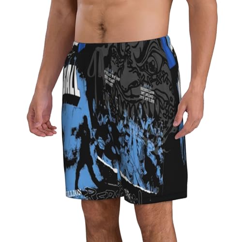 Madballss Music Men's Breathable Quick-Drying Beach Shorts, Suitable for Vacation, Leisure and Sports2