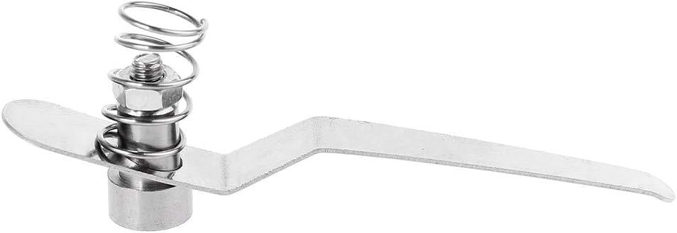 Stainless Steel Microscope Slide Holder - 6cm Lab Accessory for Secure Slide Clamping and Positioning