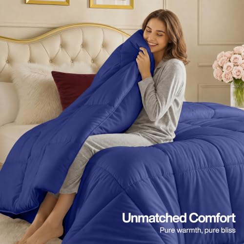 Image of Utopia Bedding Duvet Insert, Comforter King Size 90 x 102 in, Slate Blue