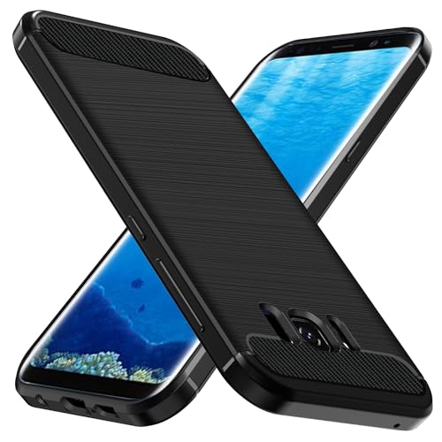 ivoler Funda para Samsung Galaxy S8+ / S8 Plus, [Protección Militar] Carcasa Protectora Antigolpes, Fina Suave TPU Silicona Caso Delgada...