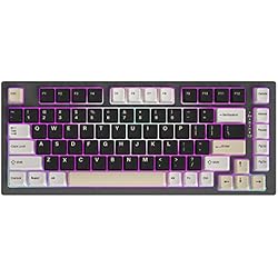 Teclado Mecanico Caro YUNZII YZ75 Teclado mecánico inalámbrico Intercambiable en Caliente al 75%, retroiluminación RGB, BT5.0/2.4G/USB-C, Teclas PBT de Doble Disparo para Linux/Win/Mac (Gateron G Pro Amarillo, Negro)