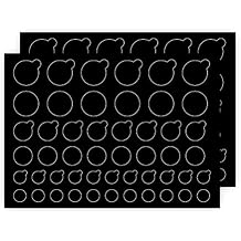 TINGYI Webcam/Camera Covers Privacy Stickers for Lens Privacy Protection- 3 Sizes 2 Styles - 100 Black Ultra Glossy Privacy Stickers -Removable and Reusable Laptops Webcam Sticker