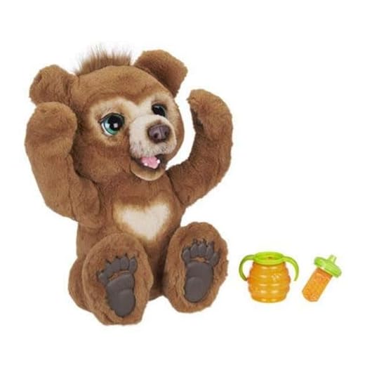 FurReal Cubby, The Curious Bear Interactive Plush Toy, Ages 4 and Up