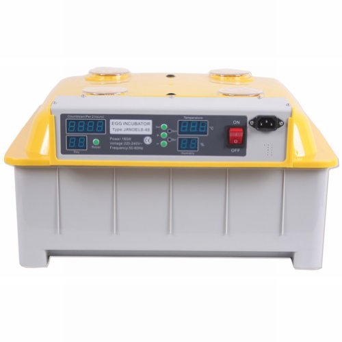 Sanven Janoel 48 Eggs Digital Automatic Turner Incubator with Free Candler Hatcher Wonderful Poultry with 2 Years Warranty Hatcher Incubators