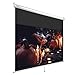 Instahibit 72" Diagonal 16:9 Manual Pull Down Projection Screen Self-Locking 63" x 35" White