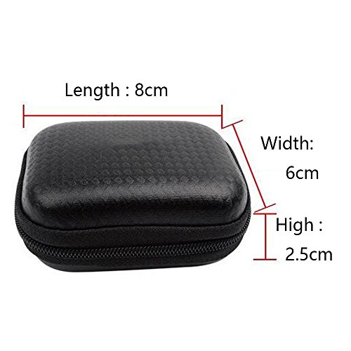 Image of Action Pro Black Mini Eva Camera Case Compatible with Gopro Hero 7 /6 /5 Sjcam Xiaomi Yi 4K Eken Etc Action Camera - Nylon