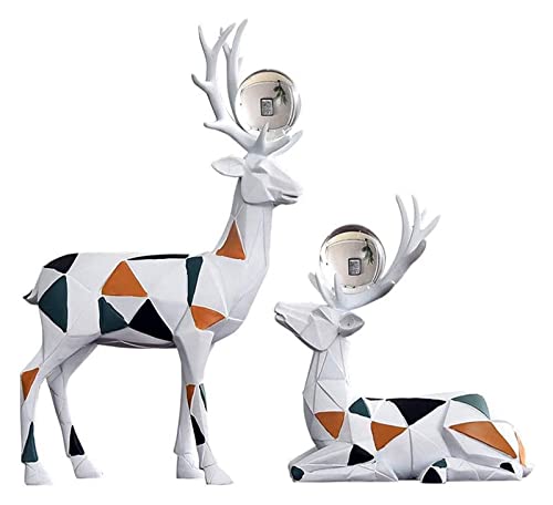 Méditation et sérénité avec la statue de cerf en cristal pour décoration d'intérieur