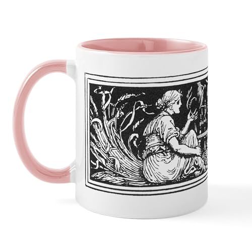 Taza de cerámica blanca 11 oz miniatura 2