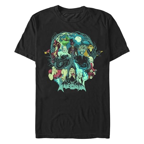 T-shirt Disney Wicked Things XL Grande Taille Tall vêtement homme noir coton