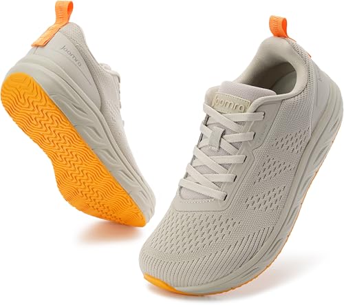 Joomra Wide Toe Box Walking Tennis Shoes for Women Size 7 7w Fashion Gym Lightweight Fitness...