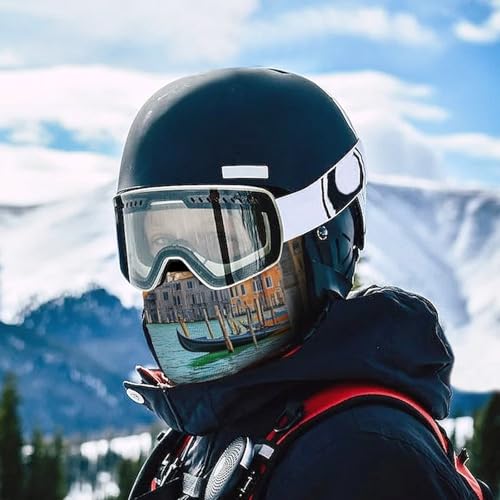 Balaclava Italian Water City para Hombres y Mujeres, Máscara Facial de Protección Solar Respirable con Cobertura Total del Cabeza para Senderismo, Ciclismo, Correr, Conducción miniatura 5
