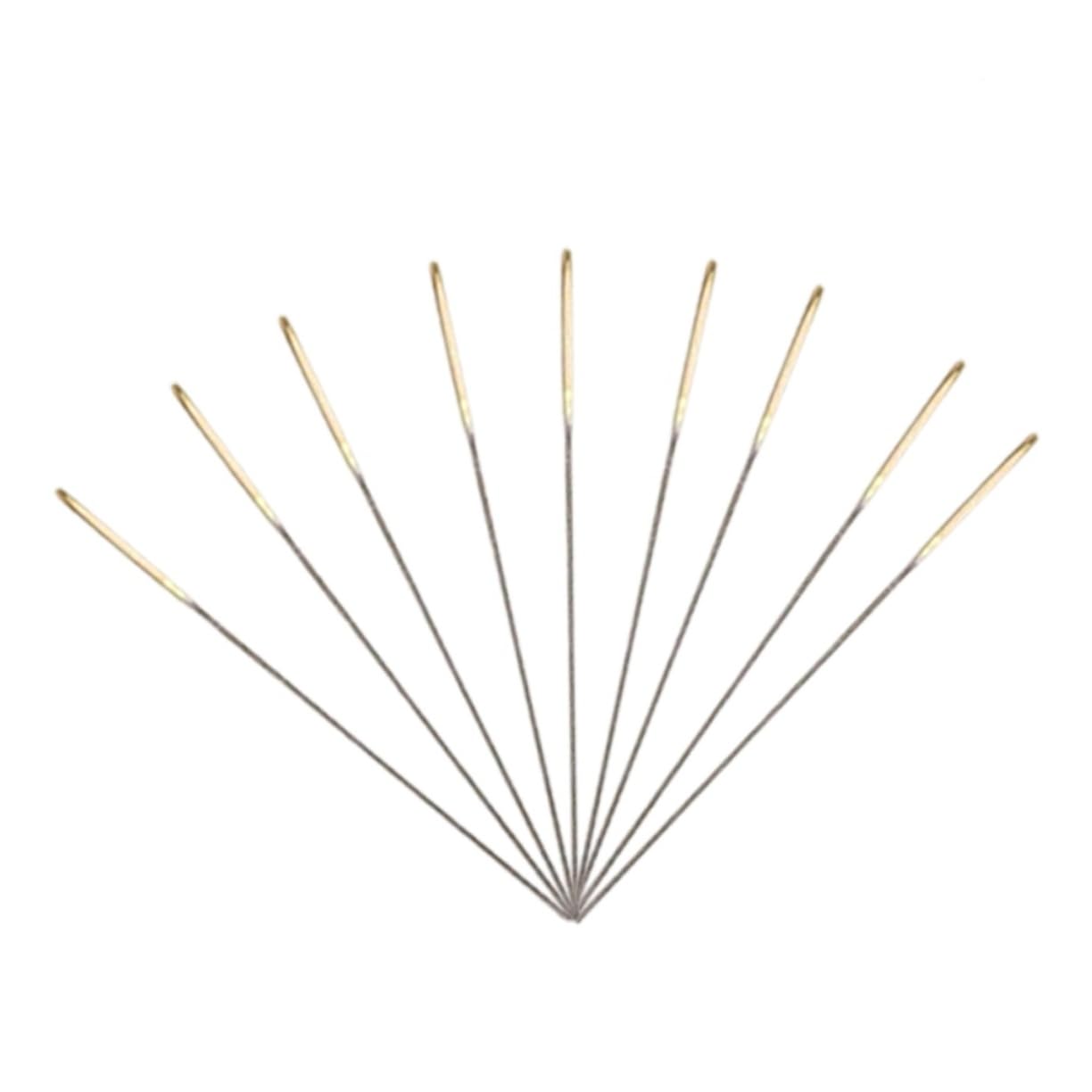 ULDIGI Needles Golden Tail Set 100pcs Point Embroidery Needles Versatile for Darning Crafting