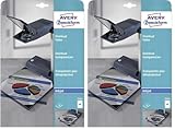 Impression jet d'encre AVERY Zweckform - Pochette de 10 transparents, 2503, Format A4, Impression jet d\'encre (Lot de 2)