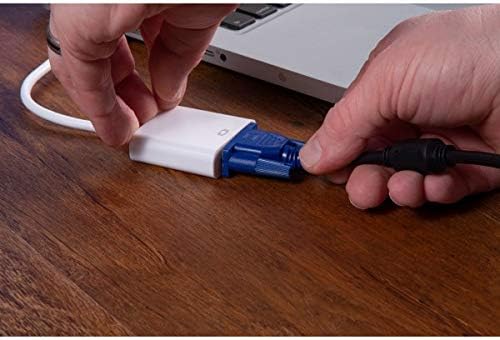 Miniatura 4 de ATIVA Mini Puerto de Pantalla Macho a VGA Hembra Pigtail, Blanco, 27522