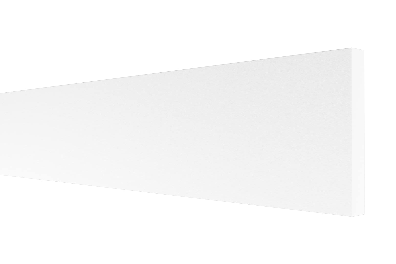 HEXIMO perfiles planos, XPS espuma de poliestireno de paneles de yeso perfiles planos para pared techo acabado tira decorativa construcción techo estuco marco (10,2 metros HFL 5)