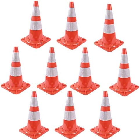 20er Pack Warnkegel Warnleitkegel Verkehrsleitkegel Pylon Sicherheit 47 cm Kegel 20er Pack Warnkegel Warnleitkegel Verkehrsleitkegel Pylon Sicherheit 47 cm Kegel