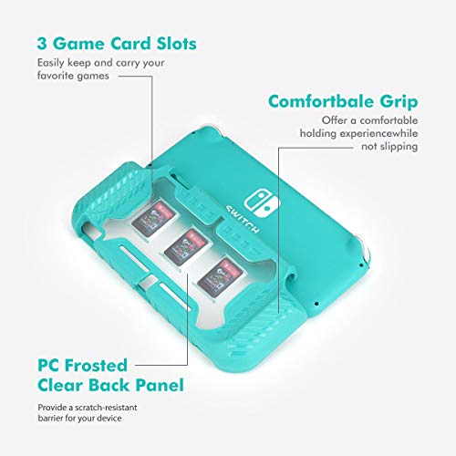 image for Switch Lite Protective Case, KIWIHOME Portable Cover Grip Case Only fo