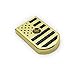 Tek_Tactical 2 X Magazine Base Plate Upgrade for Beretta 92 Series Gold Plated Gold Plated US Flag