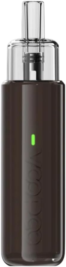 Voopoo DORIC Q Pod System Vape Kit, 800mAh Battery, 2ml Refillable Cartridge, Type-C Fast Charging, Leak-Proof Design, Haman MTL Vaping, Compatible with ITO Coils (Deep Brown)