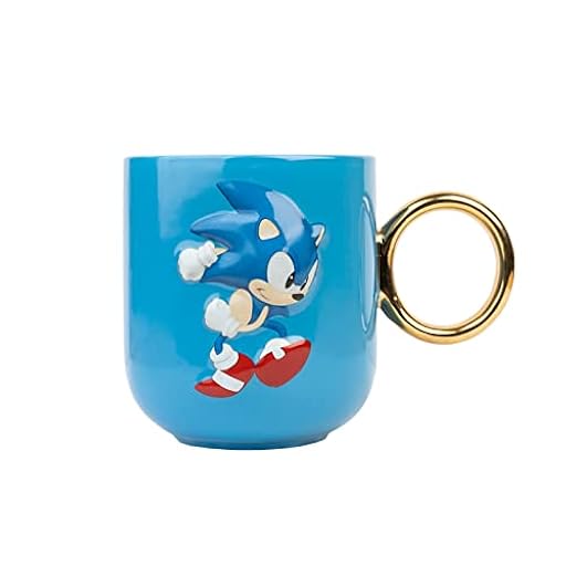 Grupo Erik Taza Sonic The Hedgehog - Taza desayuno Sonic - Taza cerámica 350ml - Taza te - Taza café - Licencia oficial | Ya disponible en tu tienda friki favorita! En mundofriki.es!