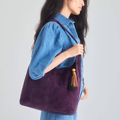 Image of The Sak Huntley Hobo Bag - Premium Leather Women's Purse for Everyday & Travel - Handbag with Shoulder Bag Straps