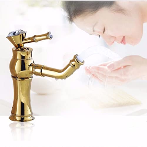 Robinet de lavabo eau chaude et froide pour vasque moderne - 4