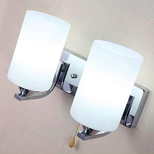 XXLYY L�mpara de Pared de Vidrio, iluminaci�n de Interior, l�mpara de Pasillo de cabecera, l�mpara LED para Sala de Estar, Pasillo, Escalera, l�mpara de Pared con Interruptor