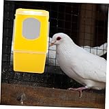 Toddmomy 2 Stück Teiliges Hängendes Tauben Futternapf aus Robustem Kunststoff Futterfreundlich Gestaltet Einfach zu Reinigen für Vogelkäfige und Taubenhaltung Praktische Futter und
